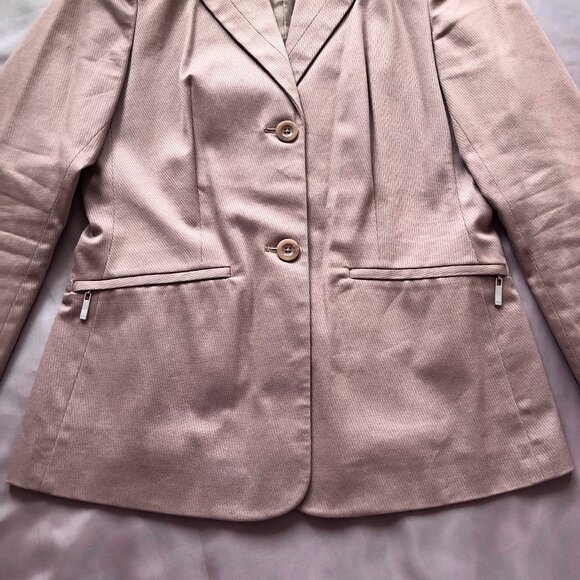 Mexx Taupe Two Button Jacket - Picture 4 of 13
